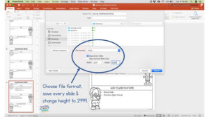 screenshot to show how to save PowerPoint as images