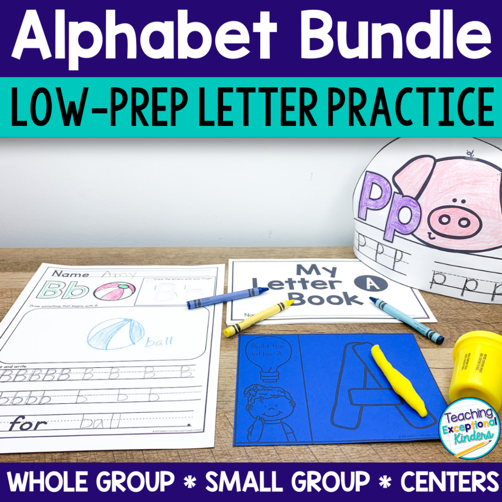 Alphabet Bundle - Low-Prep Letter Practice