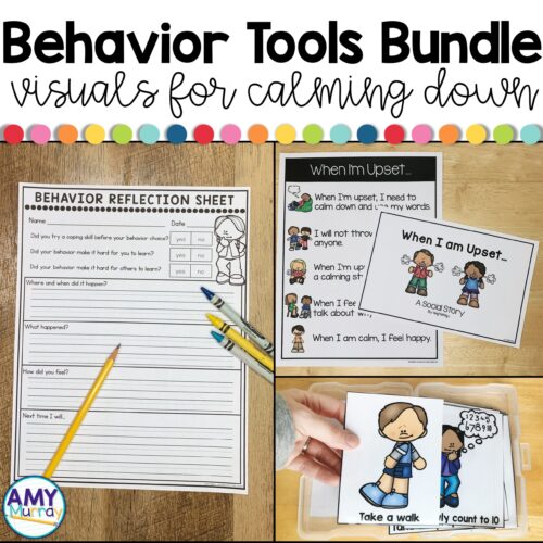 Behavior tools bundle - Visuals for calming down