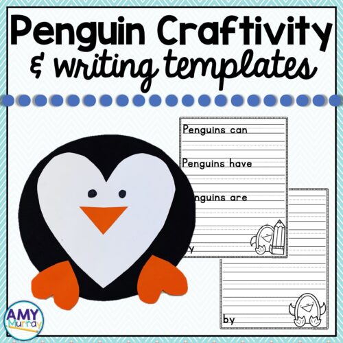 Penguin Craftivity and Writing Templates