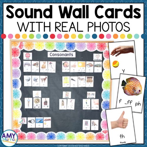 Sound wall cards with real photos