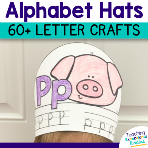 Alphabet Hats - 60+ Letter Crafts