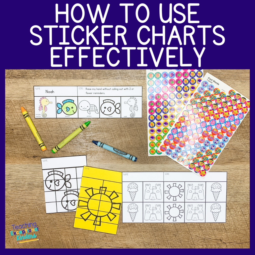 How to Use Sticker Charts Effectively