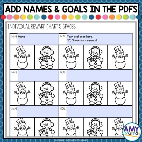 Positive Behavior Sticker Charts and Individual Behavior Charts Bundle ...