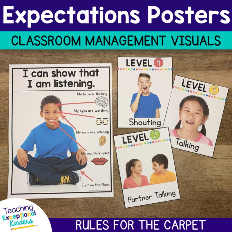Expectations Posters - Classroom Management Visuals