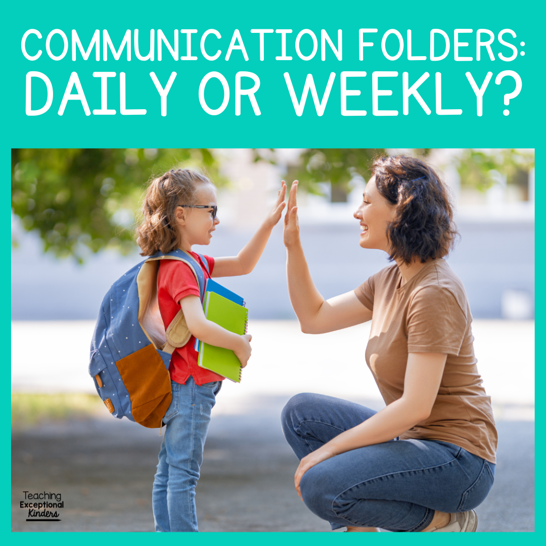 Communication Folders: Daily or Weekly?