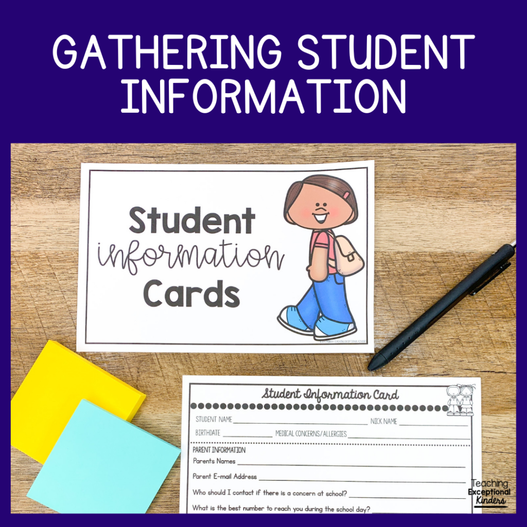 Gathering student information