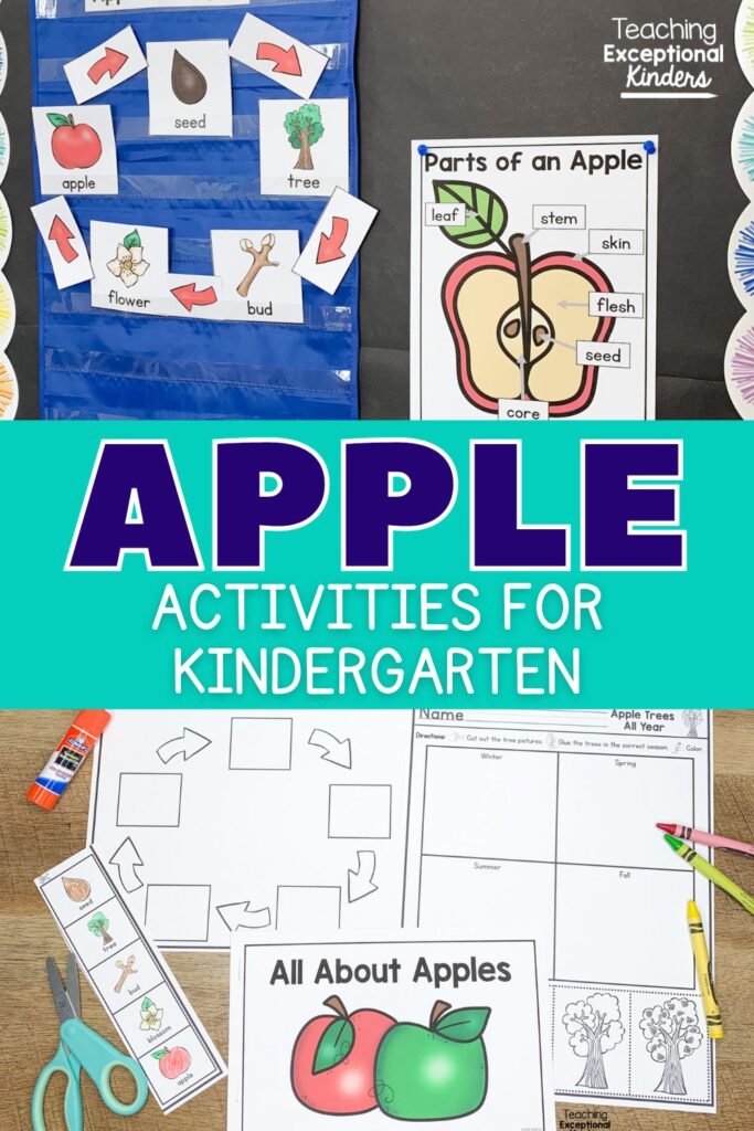 Apple activities for kindergarten