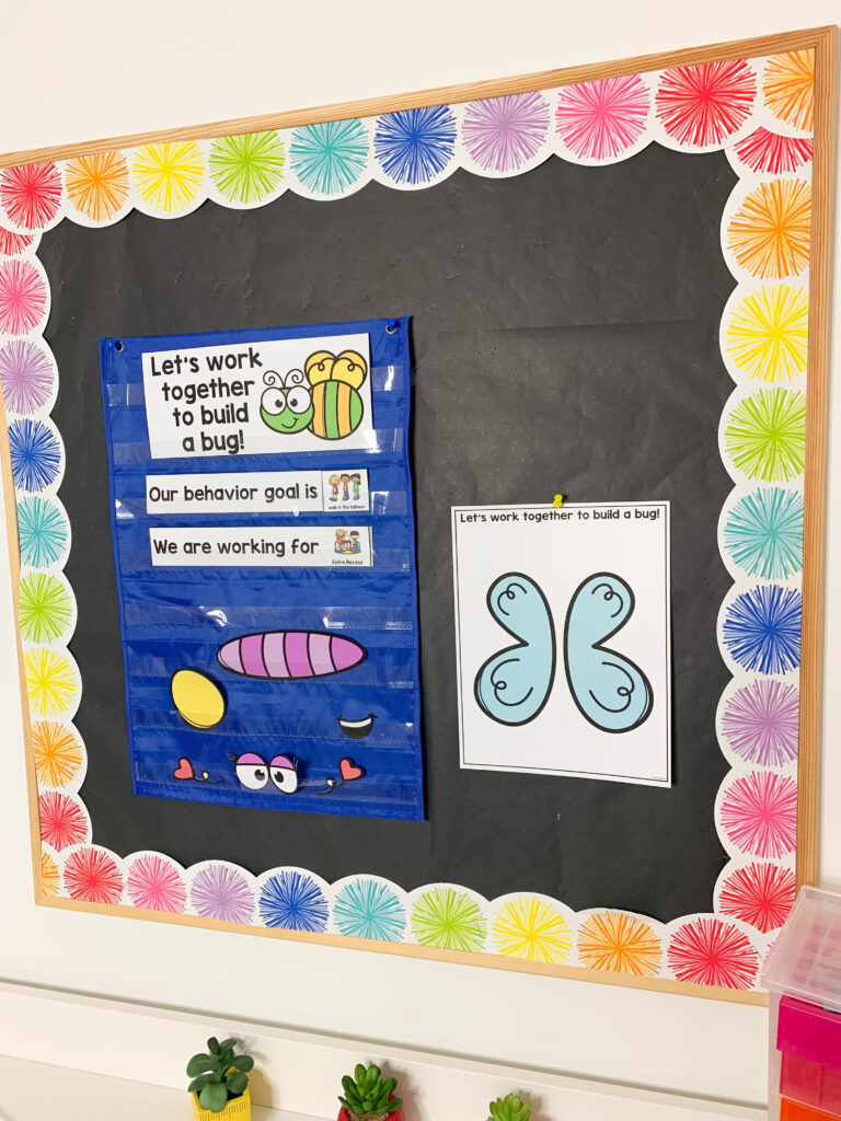 Butterfly themed build-a-reward system