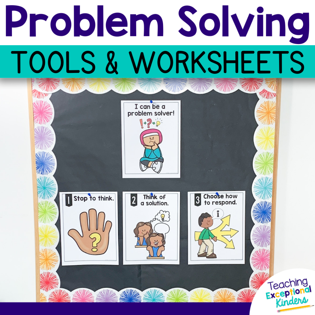 teaching problem solving to kindergarten