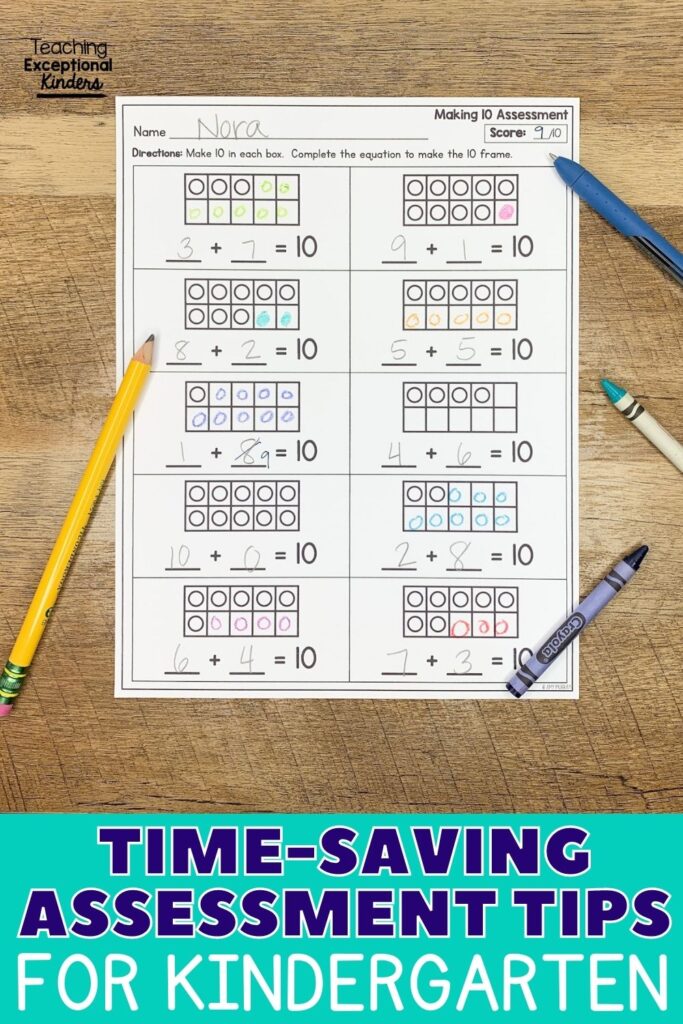 Time-Saving Assessment Tips for Kindergarten