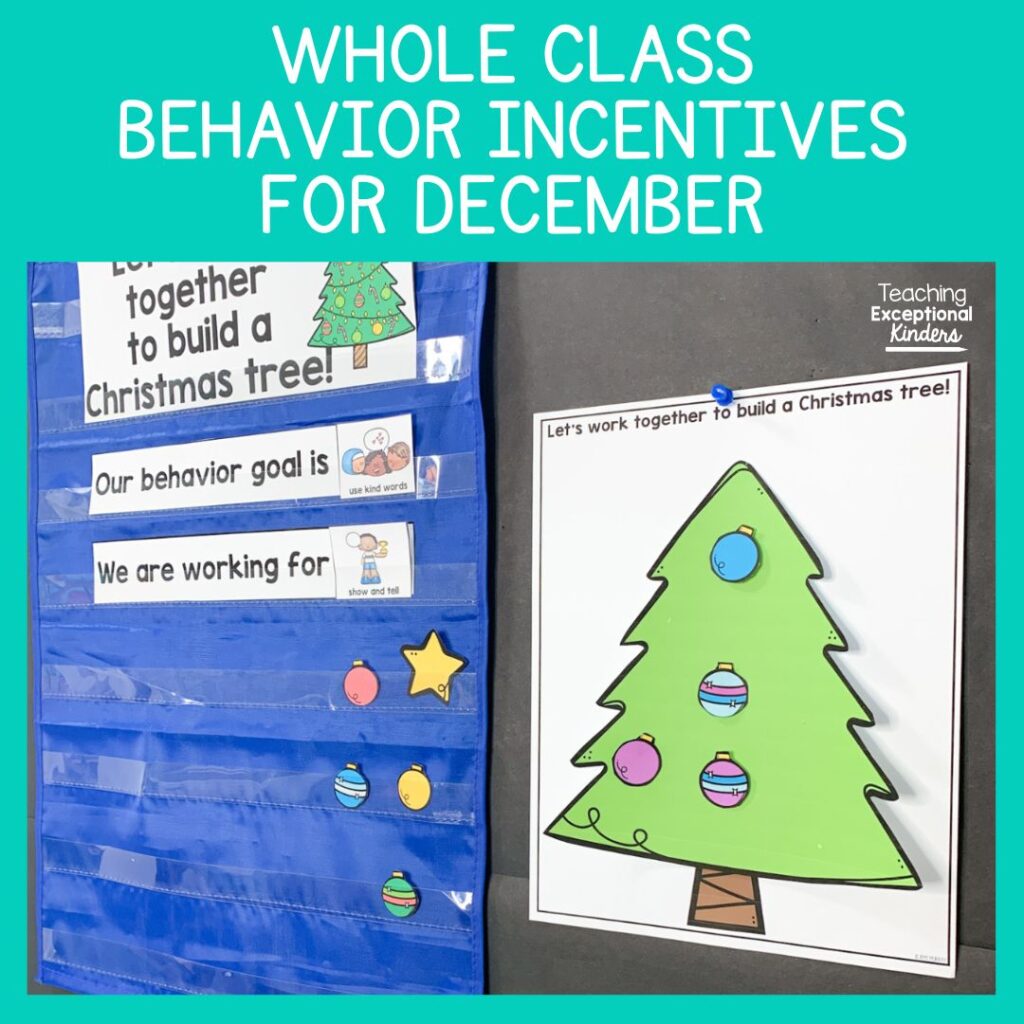 Whole class behavior incentives for December