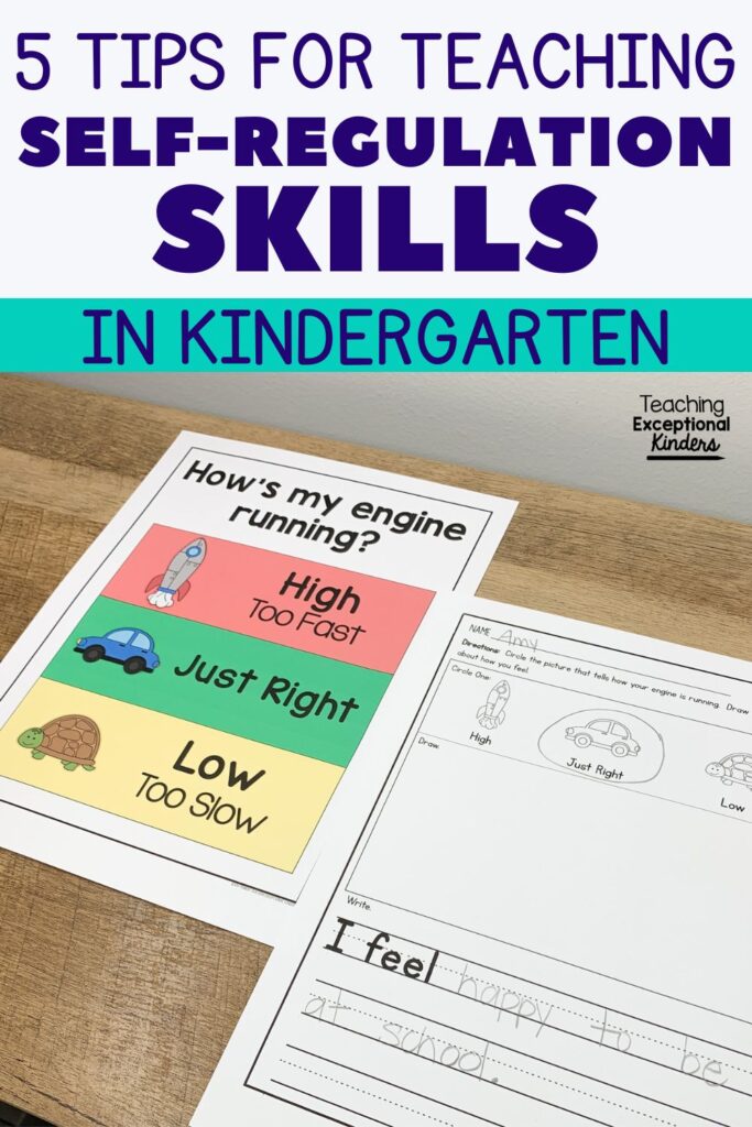 Tips for Teaching Self-Regulation Skills in Kindergarten