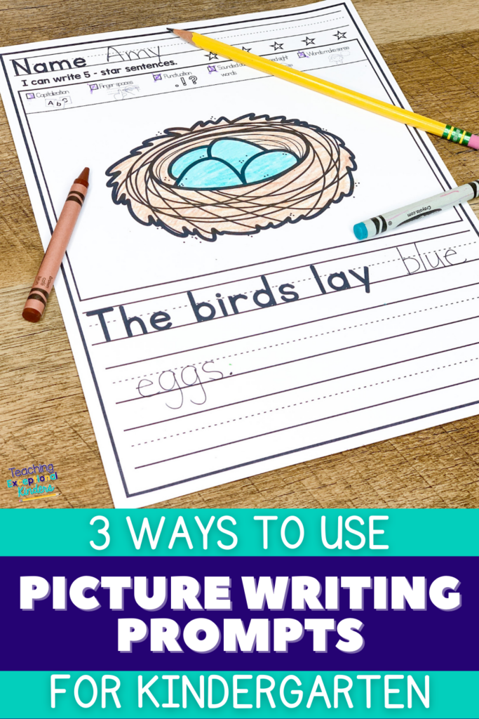 3 Ways to Use Picture Writing Prompts in Kindergarten