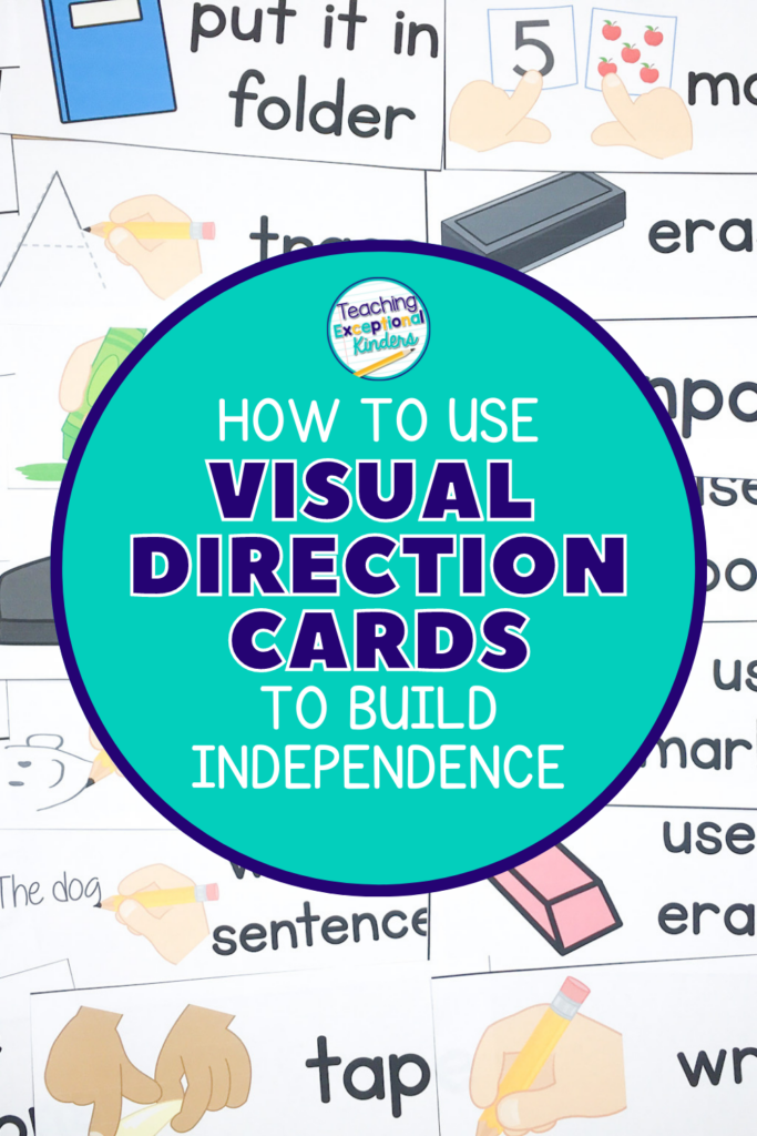 How to use visual direction cards to build independence