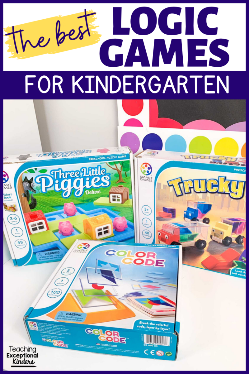 The Best Logic Games for Kindergarten Teaching Exceptional Kinders