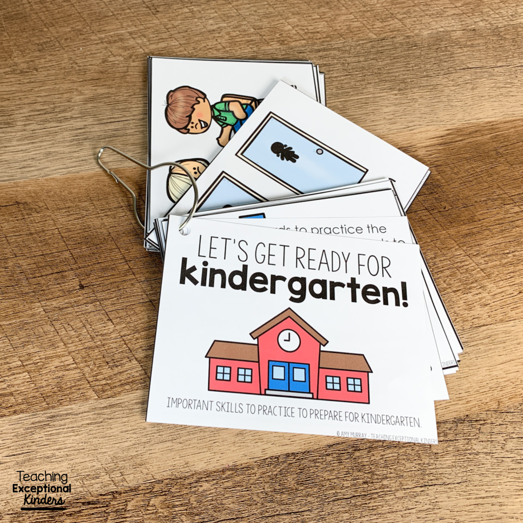 Get Ready for Kindergarten task cards