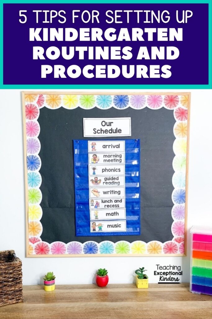 5 Tips for Setting Up Kindergarten Routines and Procedures