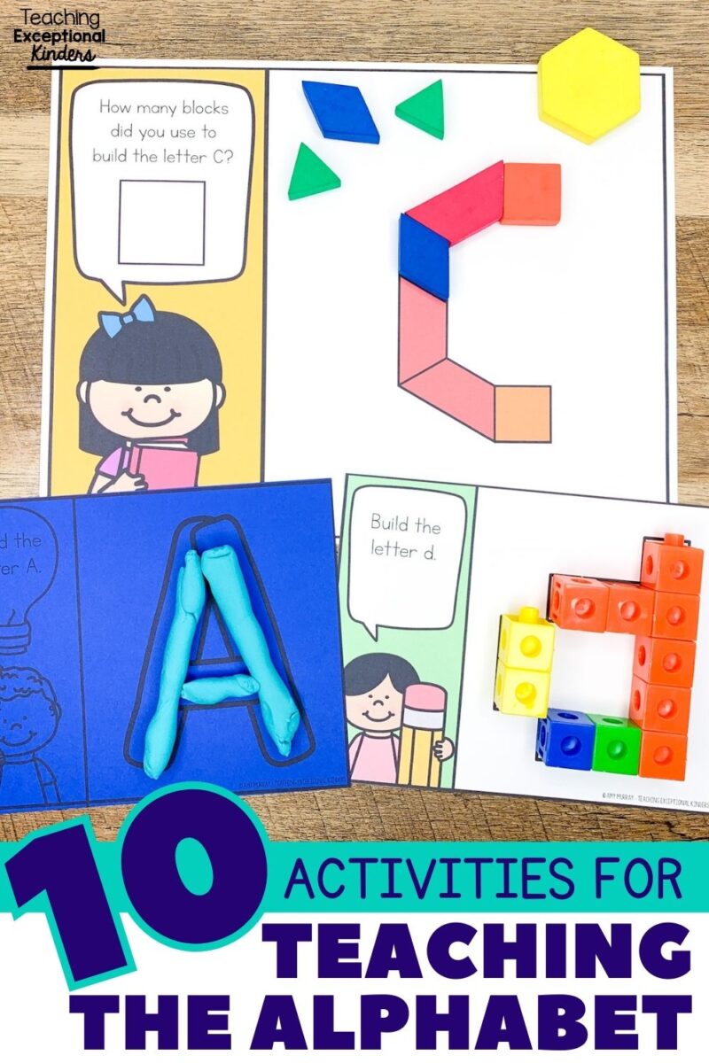 Engaging Activities for Teaching the Alphabet - Teaching Exceptional ...