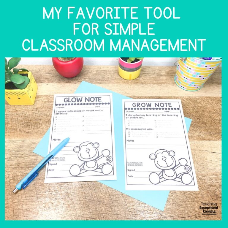 A Simple Classroom Management Tool That Makes the Biggest Impact in ...