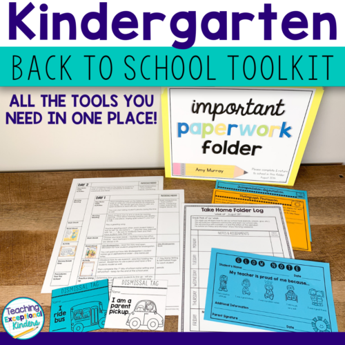 Kindergarten Backto School Toolkit