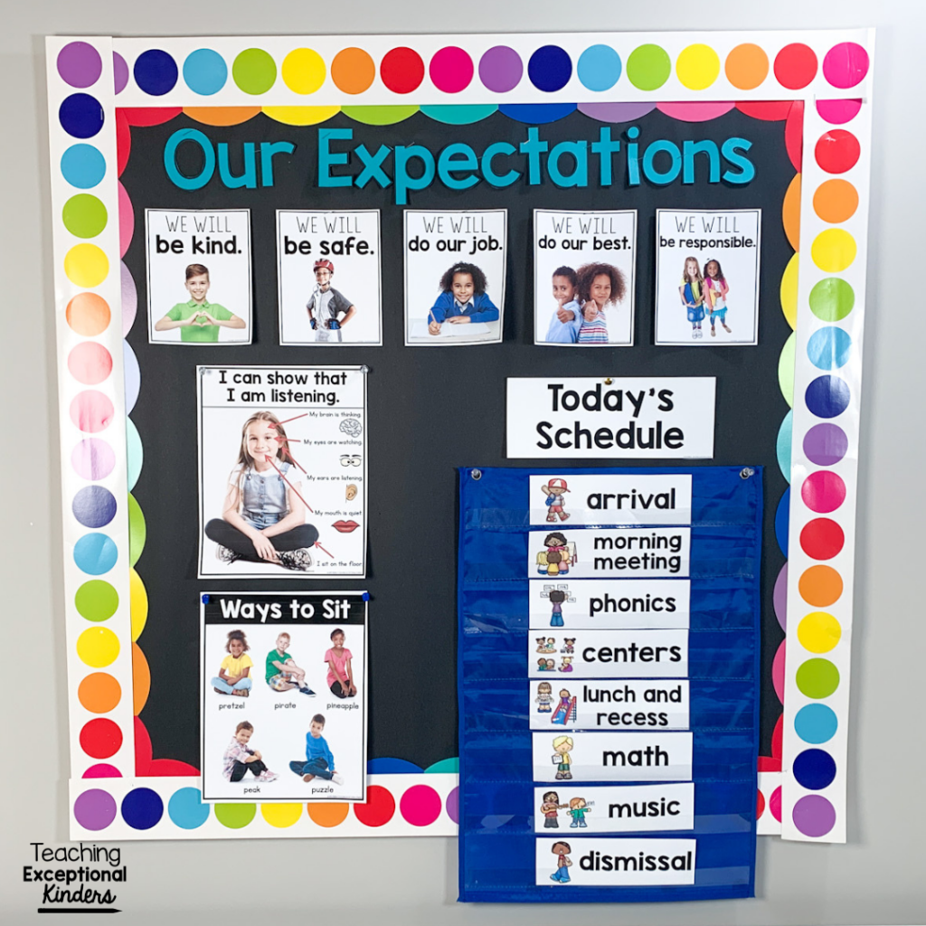 Our Expectations Bulletin Board
