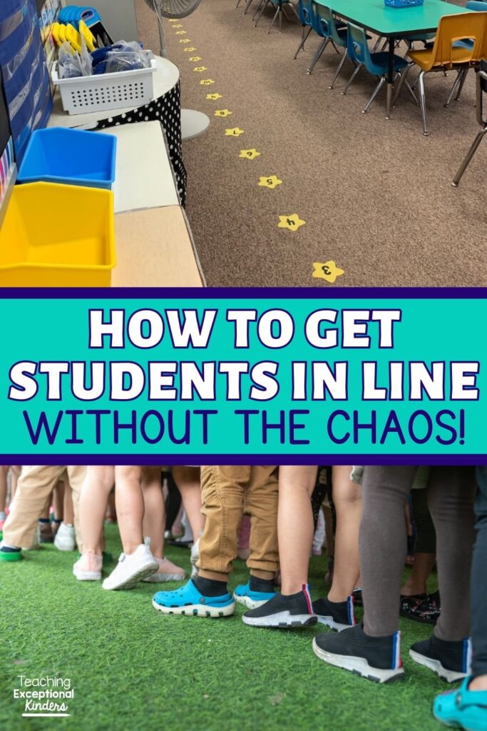 How to get students in line without the chaos!