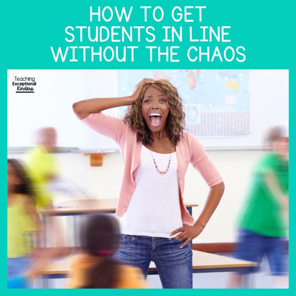 How to get students in line without the chaos