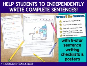 Beginning Writers Bundle - Teaching Exceptional Kinders